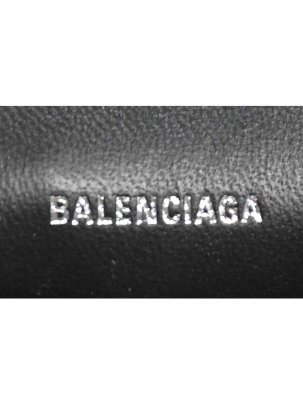 Balenciaga Hourglass XS Handbag Crocodile Embossed Rhinestone B in Silver - Picture 7 of 9